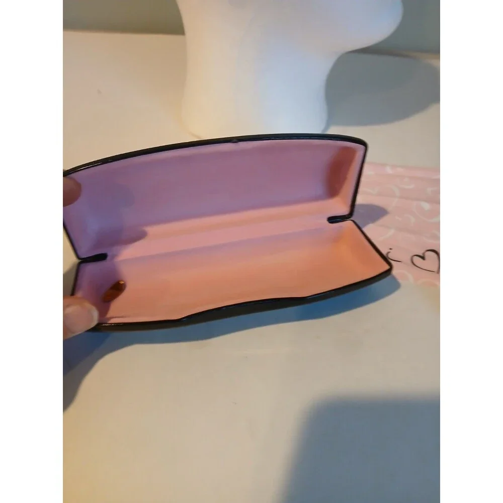 BEBE Eyeglasses Frames  Only ADMIRED BB5005 Jet Black Full Rim  W Case And Cloth